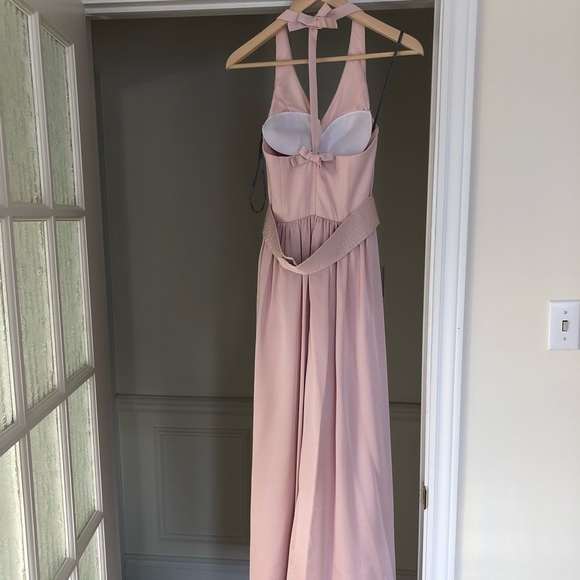 Blush Pink Vera Wang Bridesmaid Dress - Picture 5 of 10